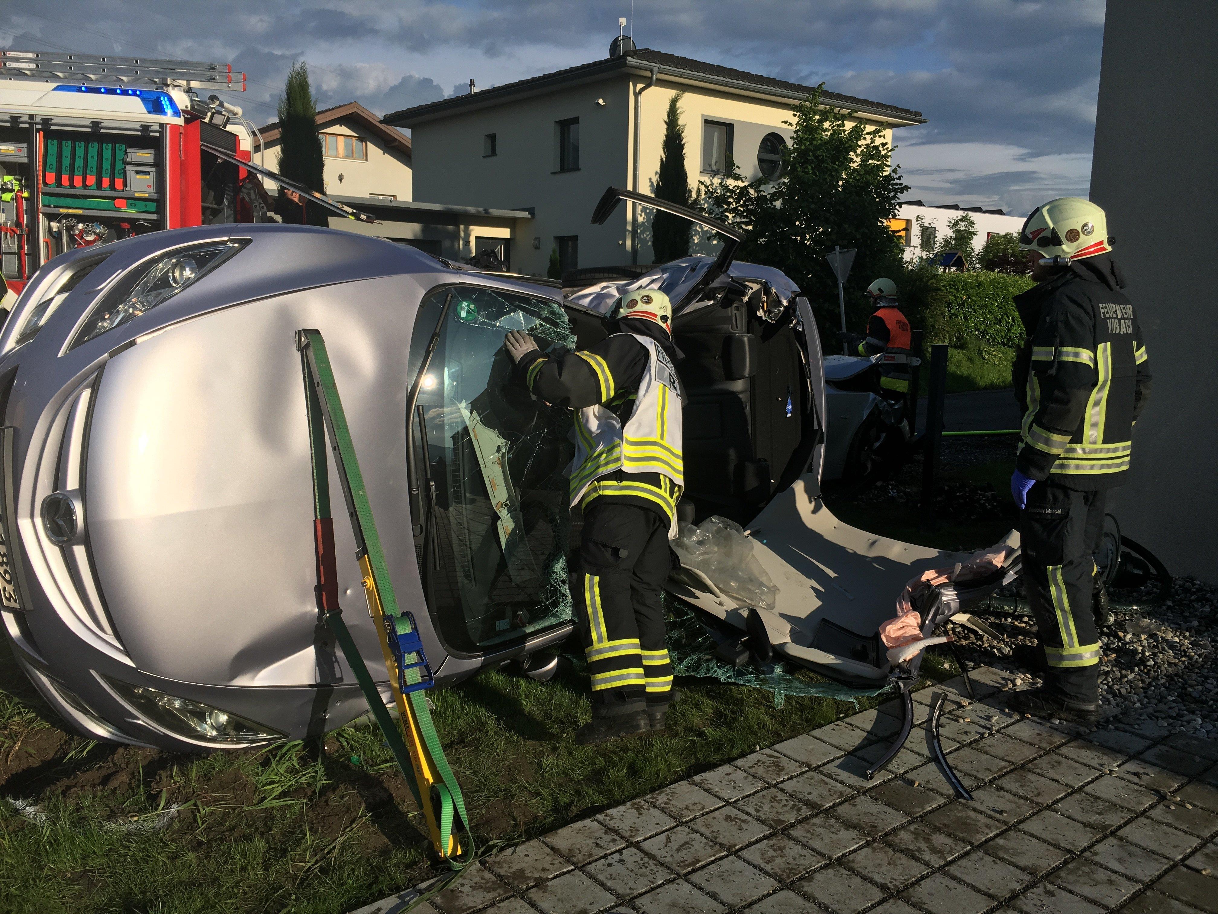 Am Donnerstagabend kam es in Koblach zu einem schweren Verkehrsunfall.