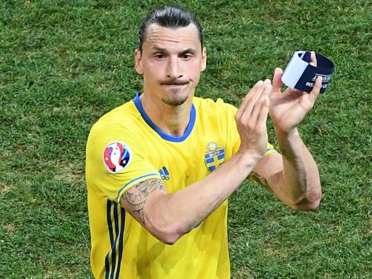 Zlatan Ibrahimovic hat bei der EM 2016 gegen Belgien sein letztes Spiel für Schweden gemacht.