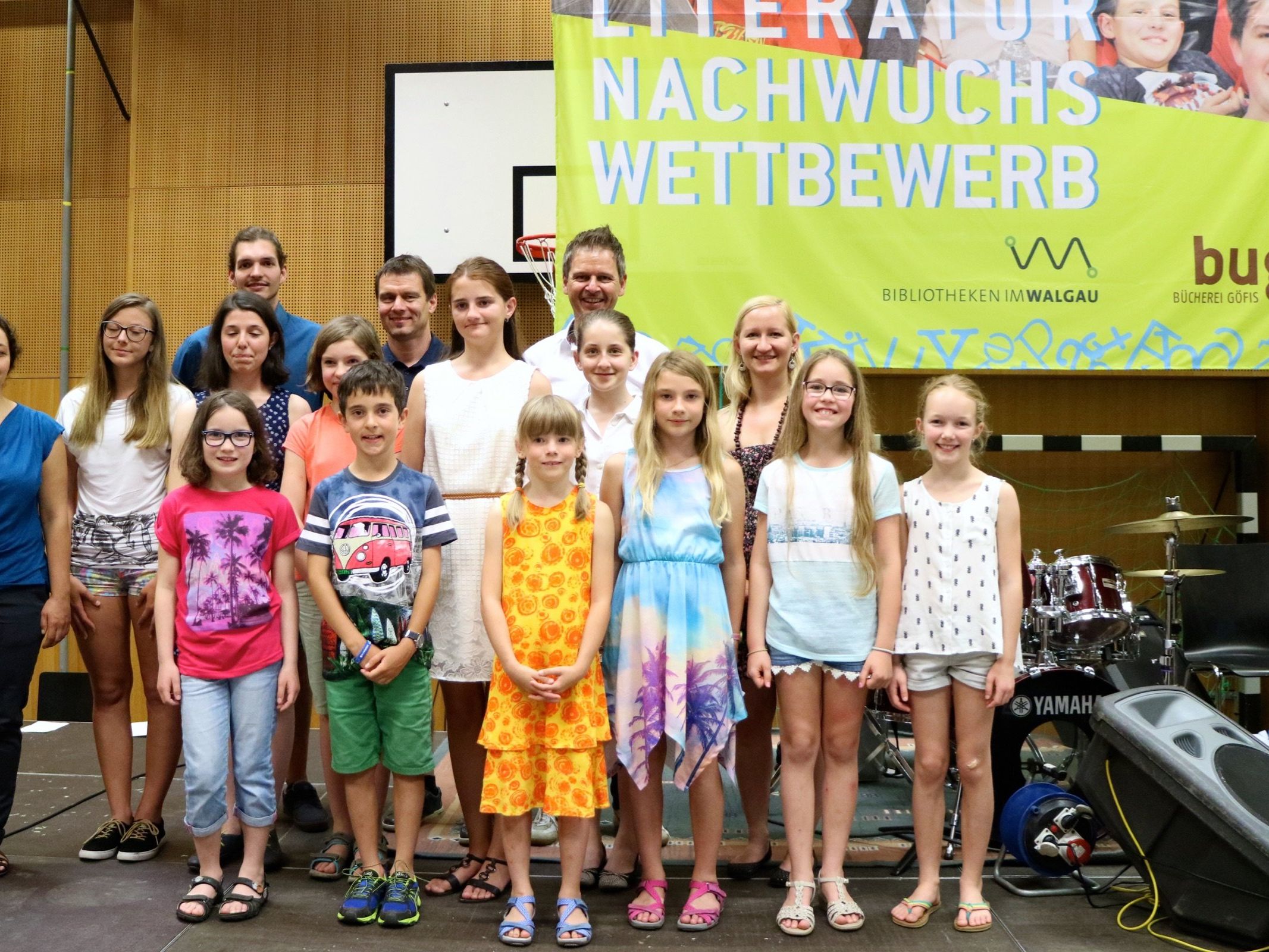 Die jungen Autorinnen überraschten Jury und Publikum mit kreativen Texten. Die jungen Autorinnen überraschten Jury und Publikum mit kreativen Texten.