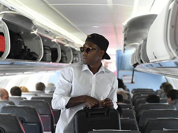 David Alaba vor dem Heimflug des ÖFB-Teams nach Wien