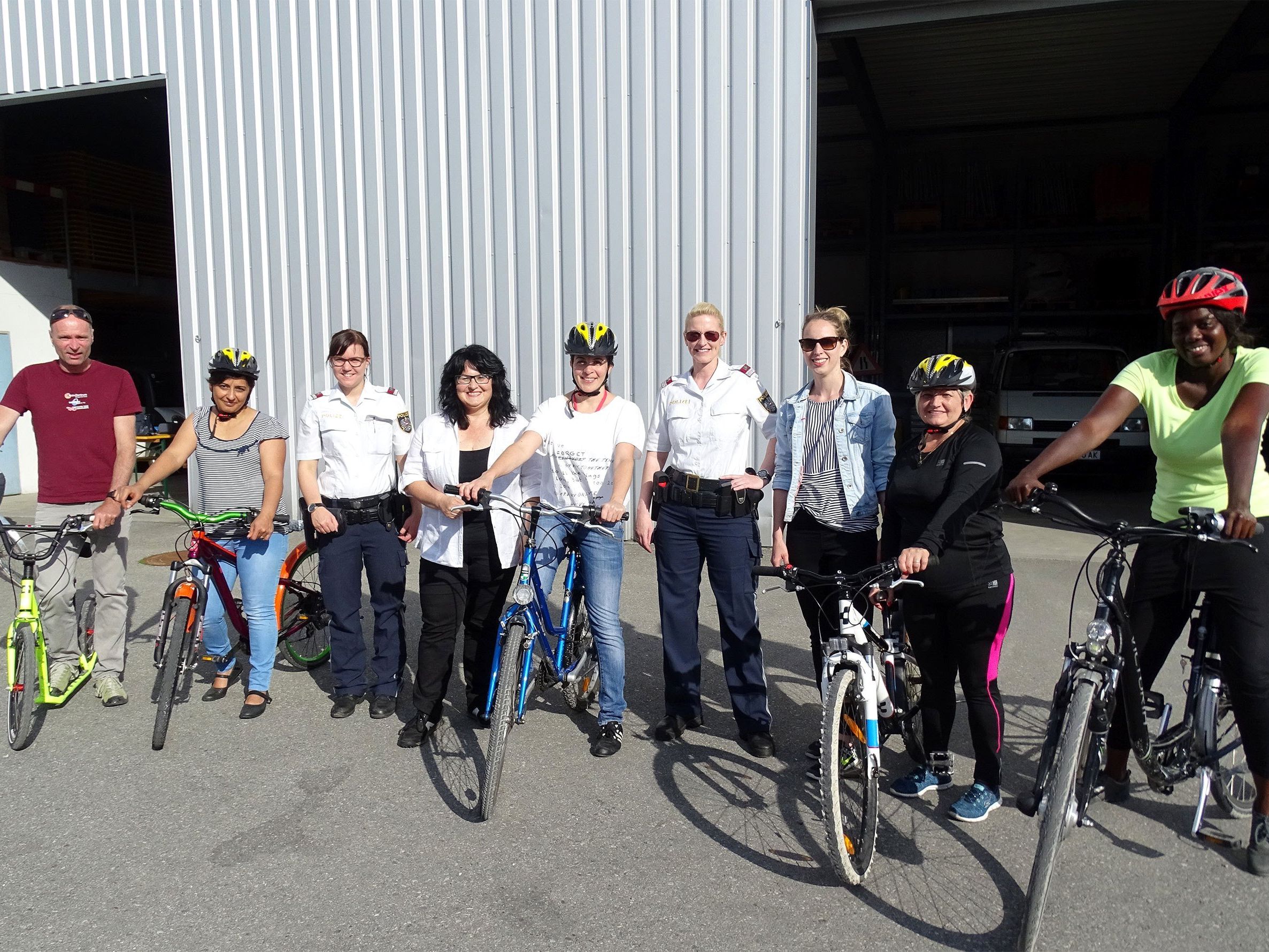 Frauenpower auf dem Fahrrad Frauenpower auf dem Fahrrad