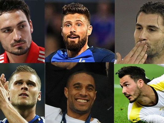 Eine Auswahl der Schnitten bei der EURO 2016. Eine Auswahl der Schnitten bei der EURO 2016.