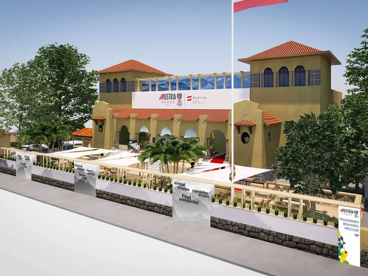 Das Mansao Botafogo wird zum Österreich-Haus in Rio de Janeiro. Das Mansao Botafogo wird zum Österreich-Haus in Rio de Janeiro.