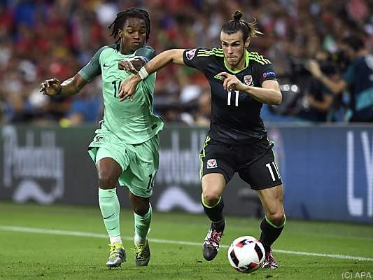 Portugals Renato Sanches gegen Gareth Bale