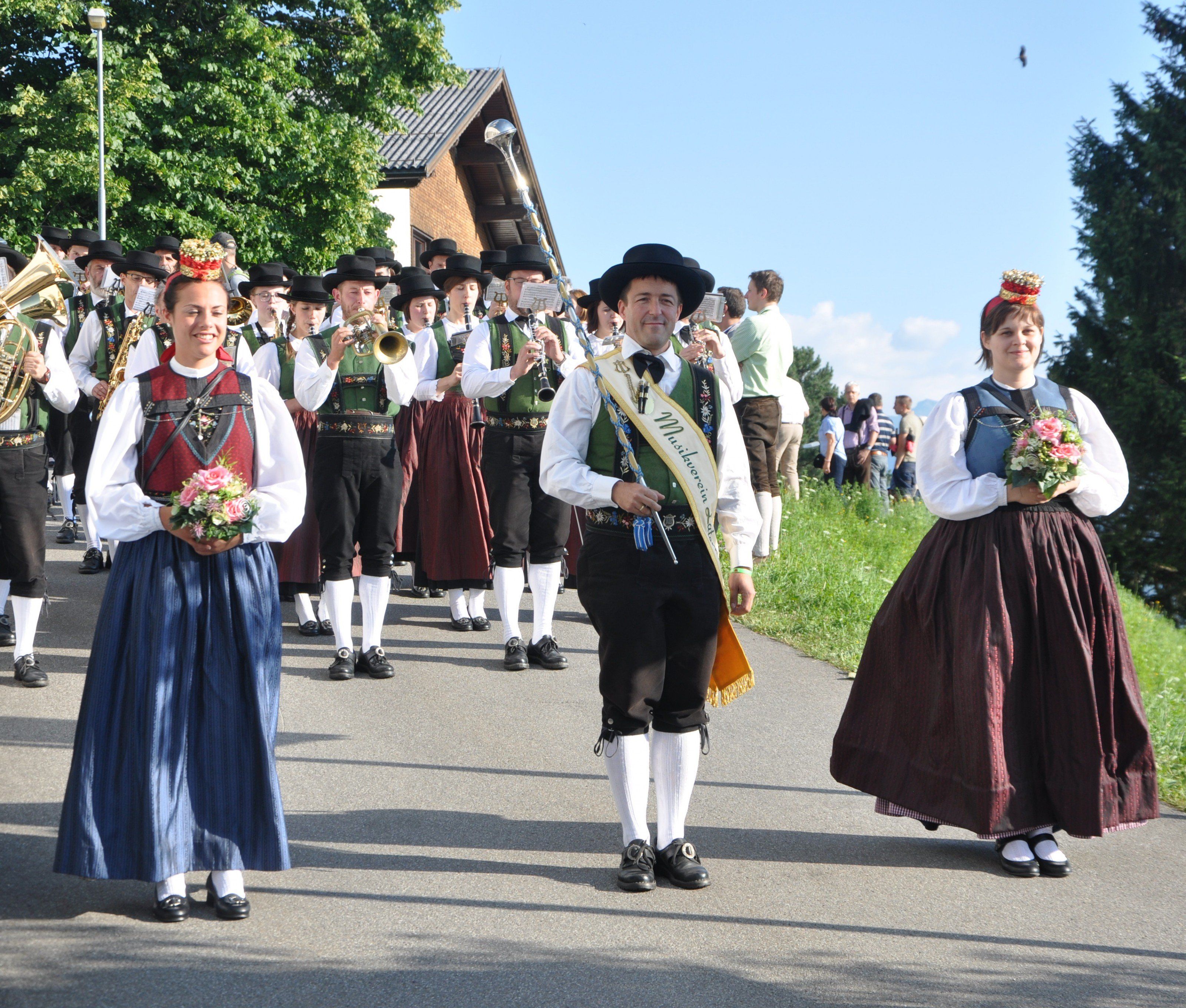 Musik, gute Laune und Stimmung waren Trumpf beim 40er Fest des Musikvereins Viktorsberg