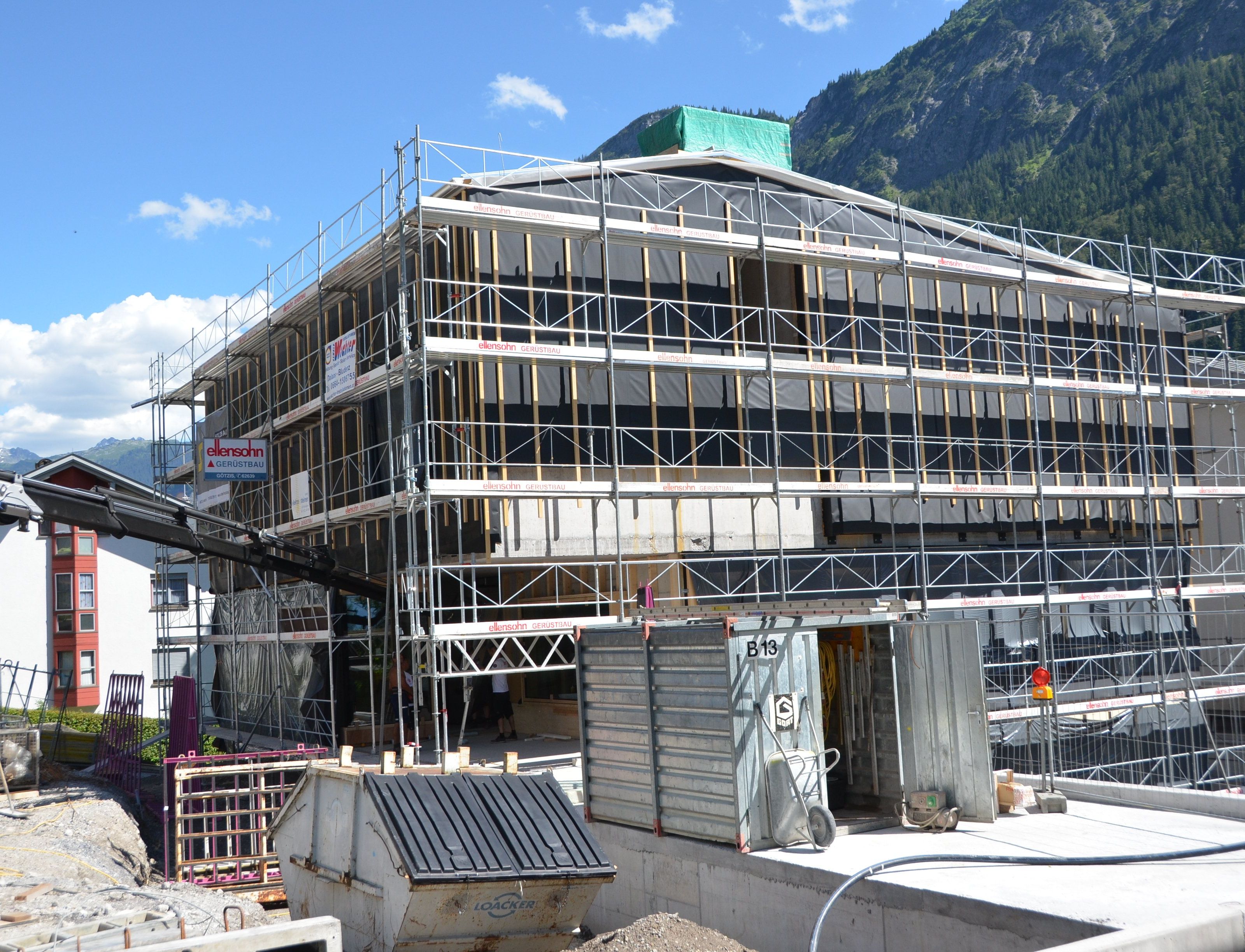 Gemeindezentrum Innerbraz Baufortschritt Juli 2016 Gemeindezentrum Innerbraz Baufortschritt Juli 2016