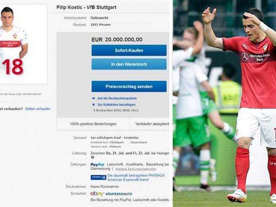 Für 20 Millionen Euro können Fußball-Klubs den Serben kaufen