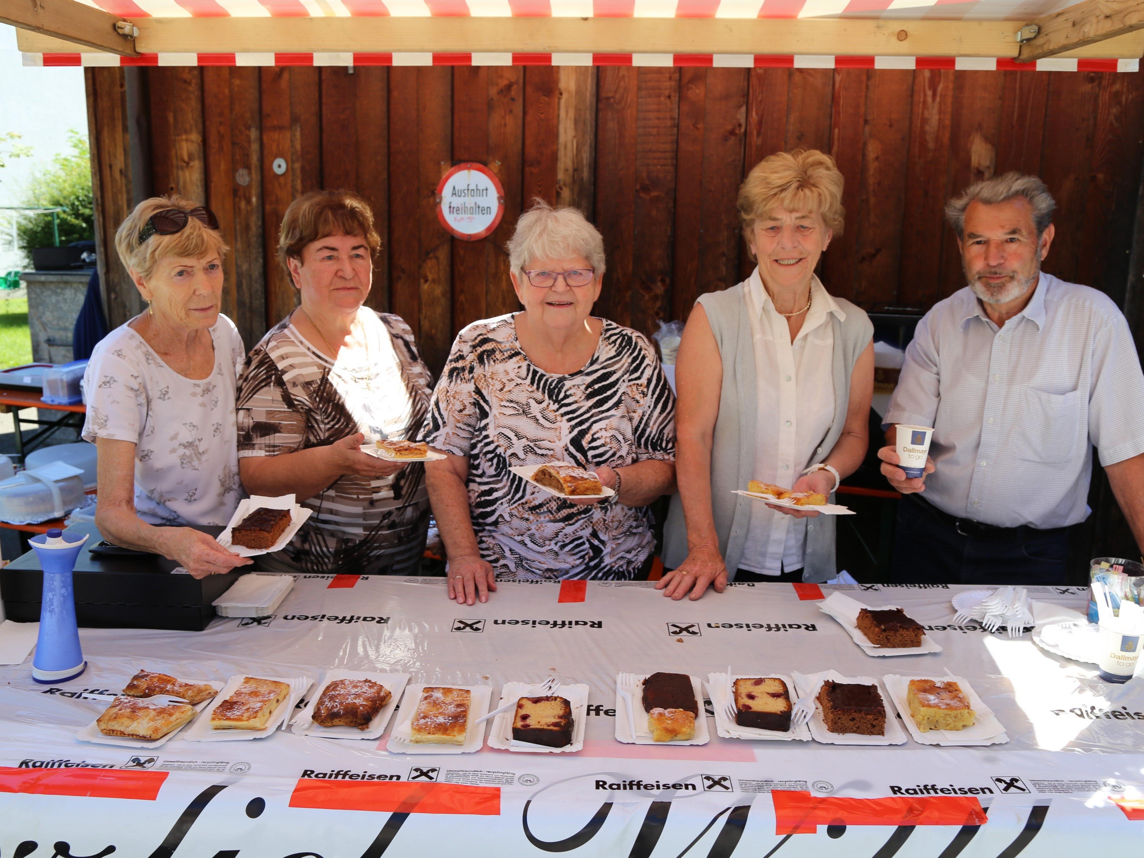 Der Pensionistenverband Feldkirch versorgte die Gäste mit Kuchen und Kaffee.