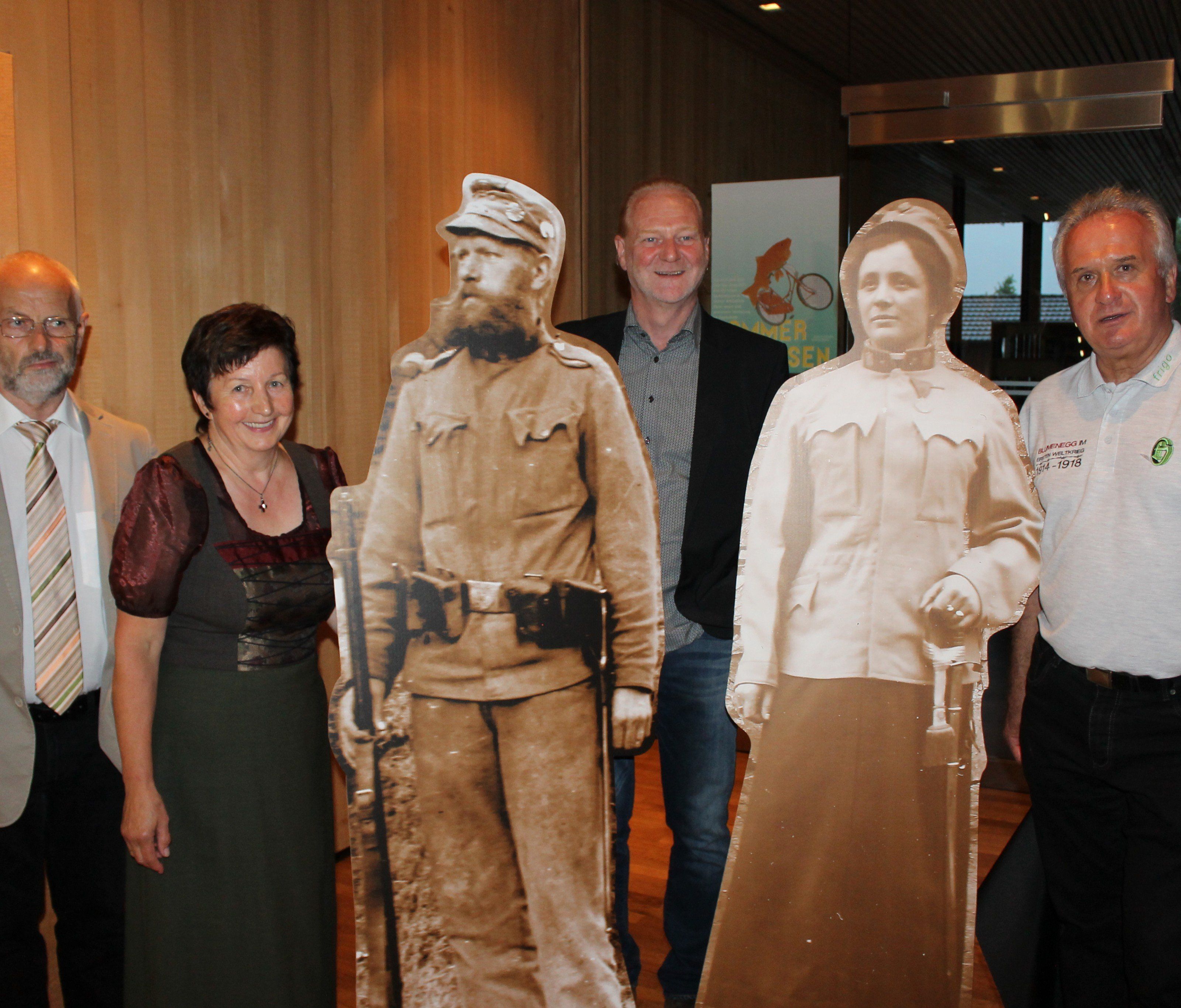 v.li.Wilfried Ammann, Marianne Pfefferkorn, Johannes Wucher und Manfred Sutter v.li.Wilfried Ammann, Marianne Pfefferkorn, Johannes Wucher und Manfred Sutter
