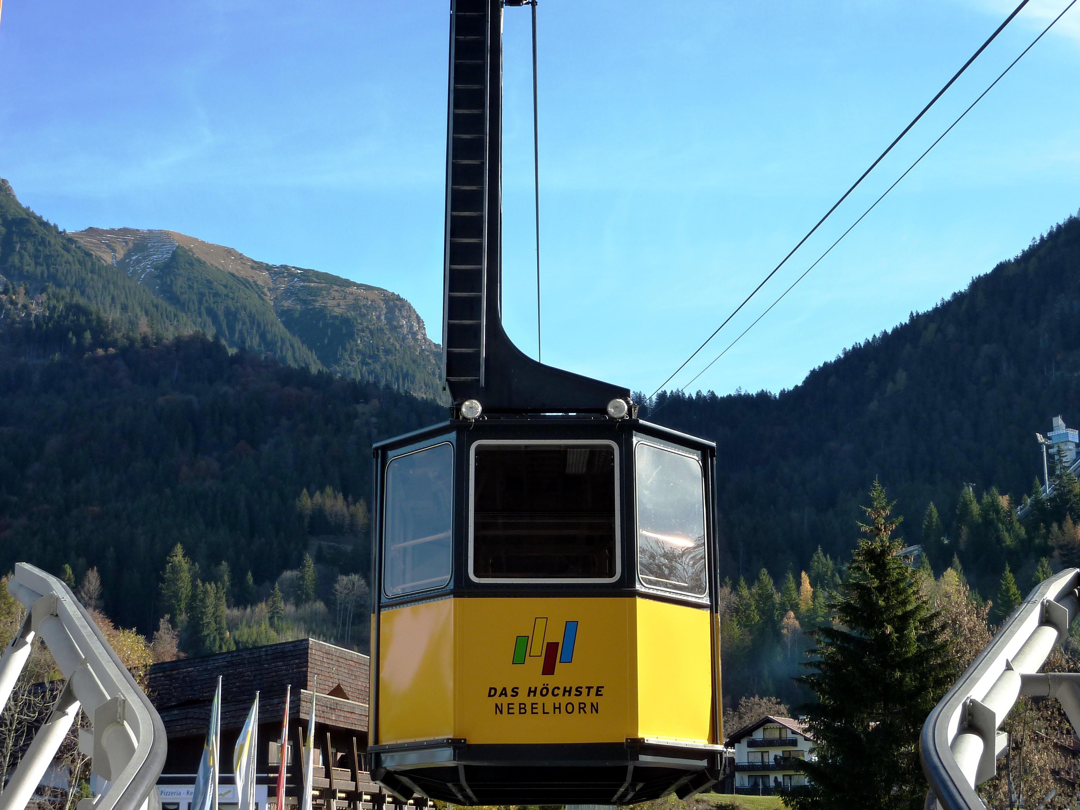 Die Nebelhornbahn geht am Freitag, 22.08.2016 gegen Mittag wieder in Betrieb.