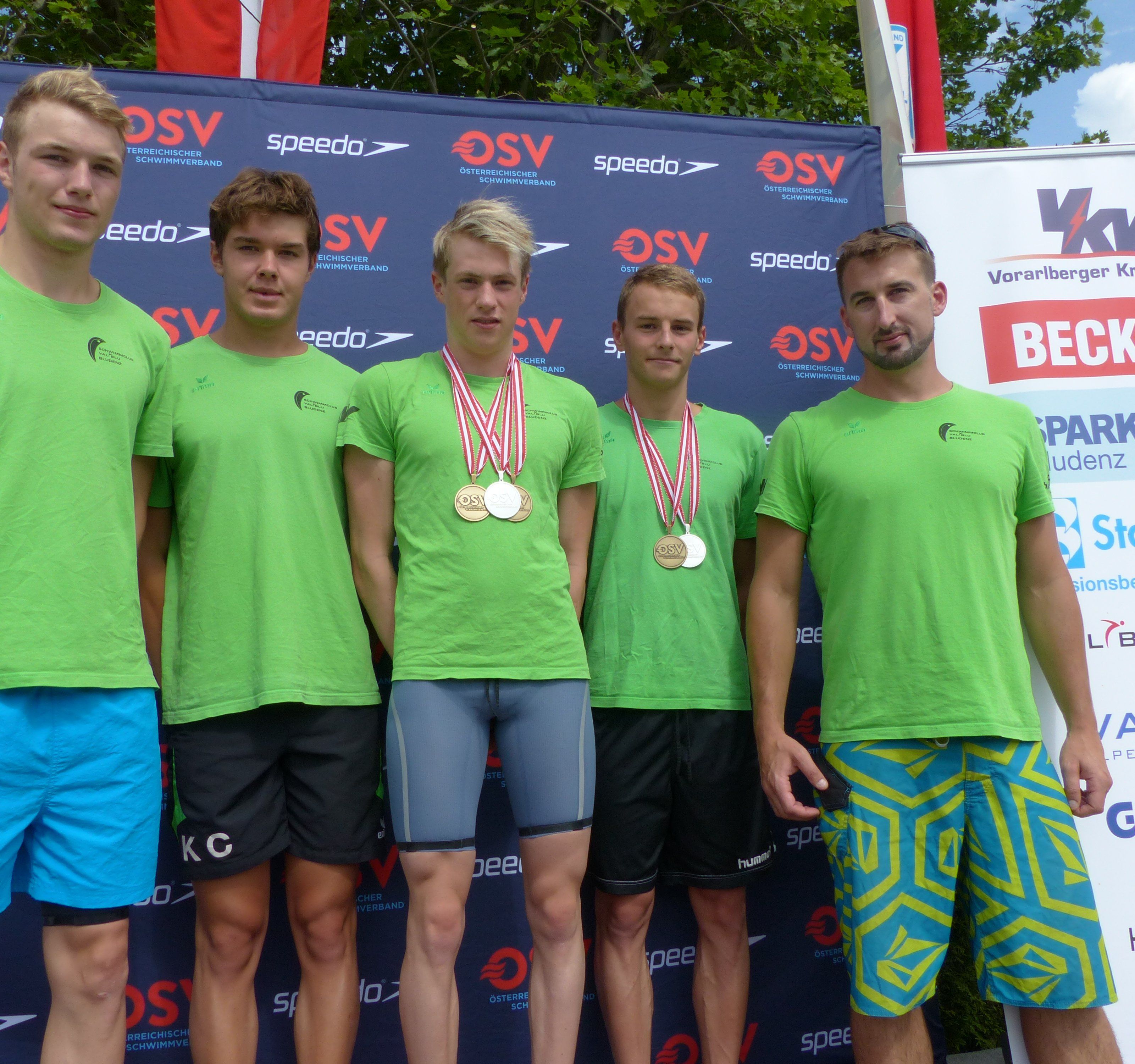 Erfolgreiche Bludenzer Schwimmer bei der ÖM Erfolgreiche Bludenzer Schwimmer bei der ÖM