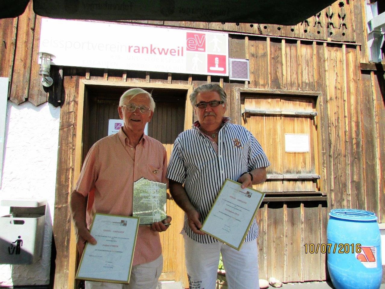 Die neuen Ehrenmitglieder Pieber Anton u. Srsa Hermann Die neuen Ehrenmitglieder Pieber Anton u. Srsa Hermann