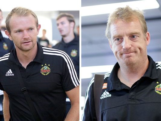 Mario Sonnleitner (l.) ist bei Rapid unter Mike Büskens weit weg vom früheren Stammplatz. Mario Sonnleitner (l.) ist bei Rapid unter Mike Büskens weit weg vom früheren Stammplatz.