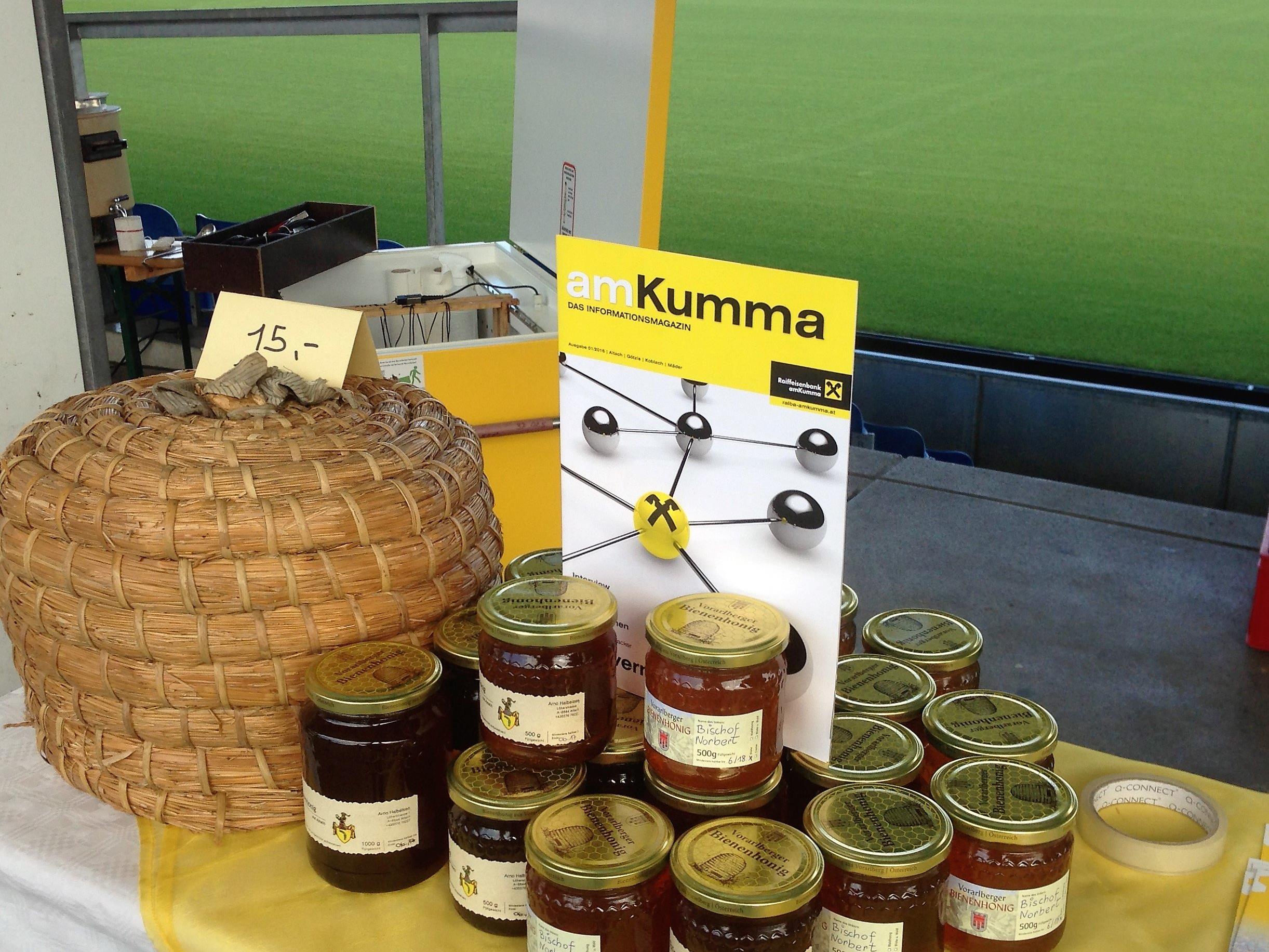 Feine Bienenprodukte gab es beim Bienenmarkt in Altach