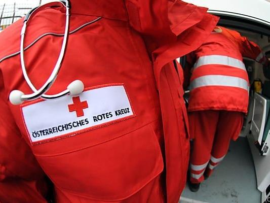 Das Rote Kreuz versorgte das Opfer