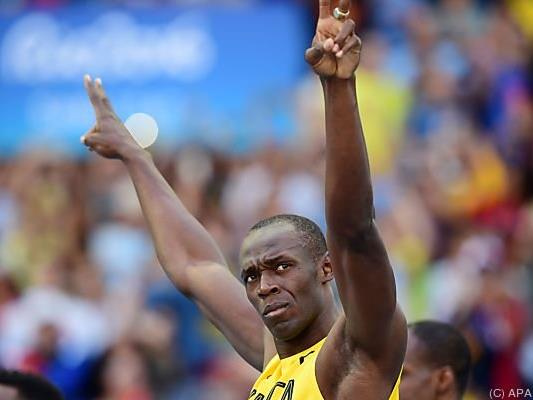 Ganz locker lief Bolt sein erstes Rennen bei den Spielen in Rio