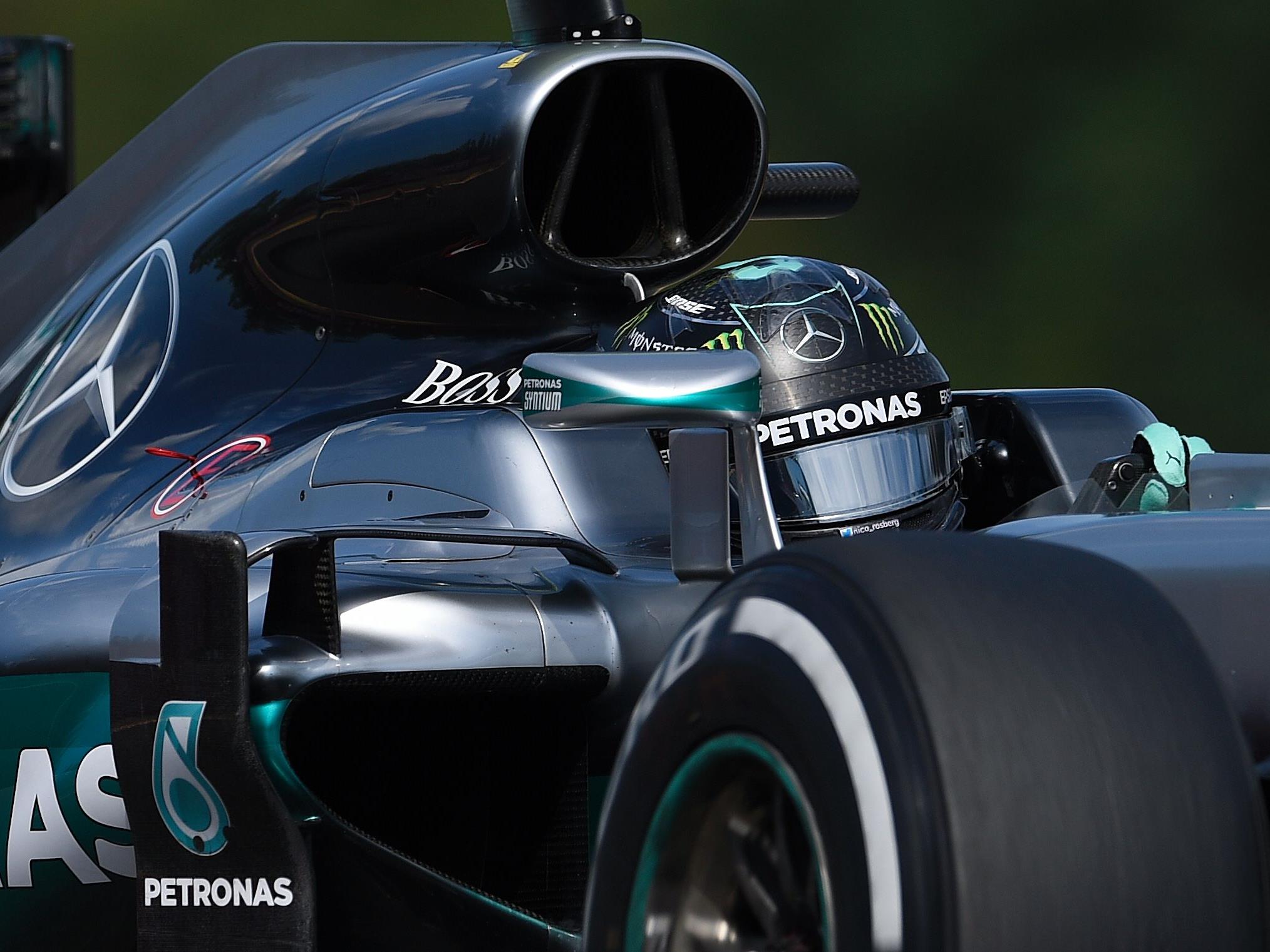 Mercedes Pilot Nico Rosberg will seine Chance nutzen und die Pole Position erringen.