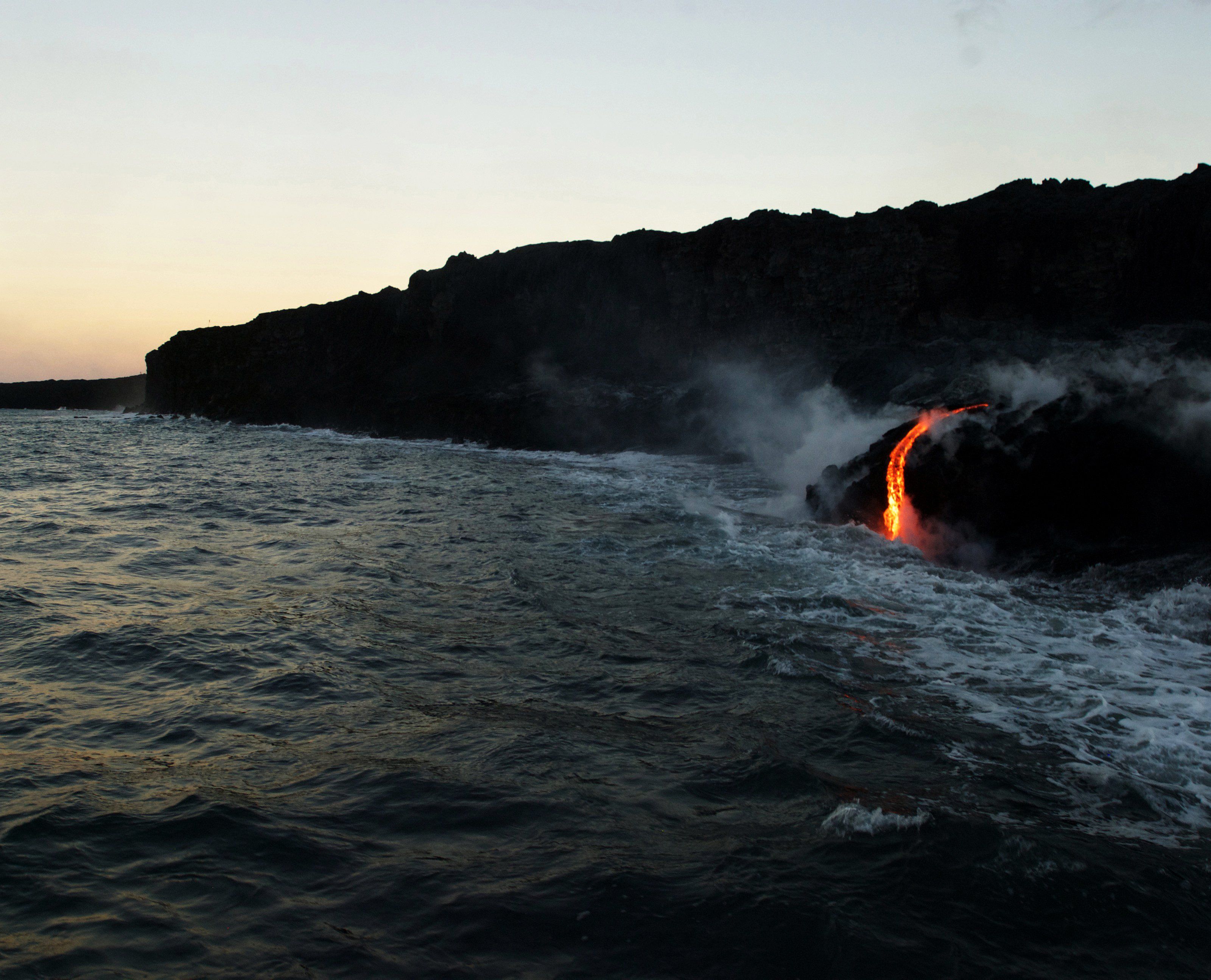 Seltenes Naturschauspiel auf Hawaii. Seltenes Naturschauspiel auf Hawaii.