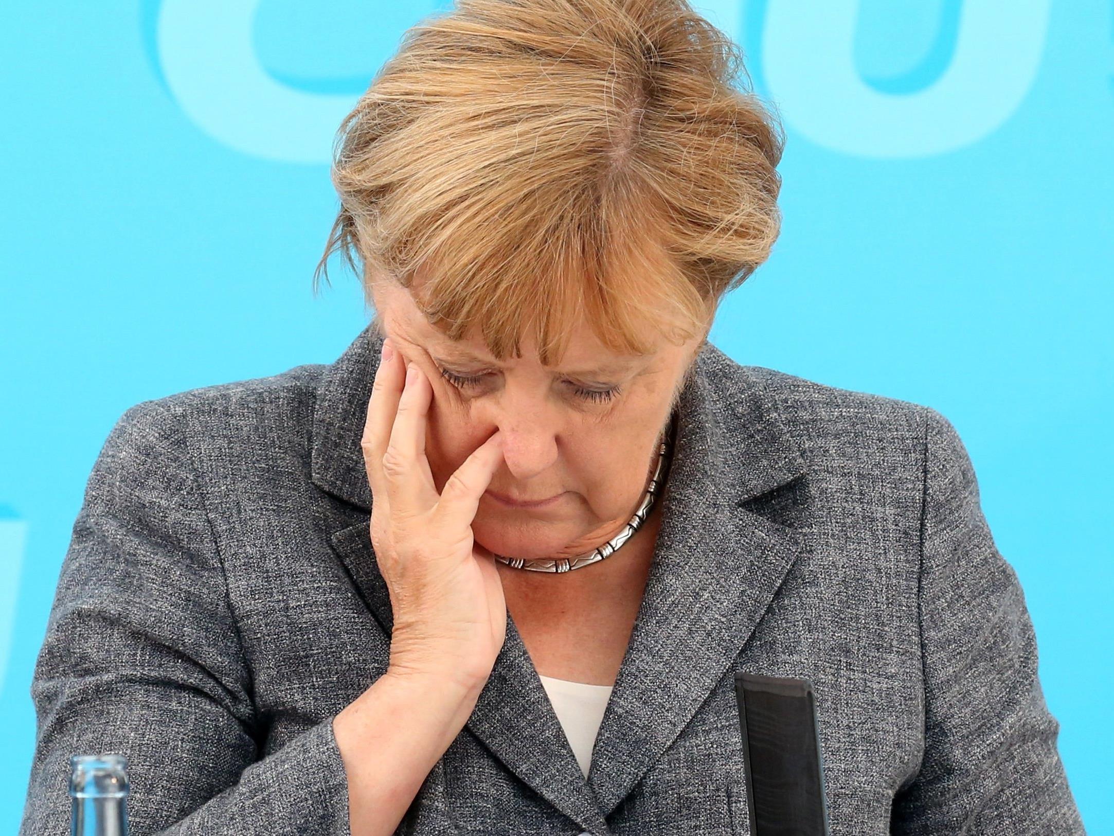 Angela Merkel bei der CDU-Wahlkampfveranstaltung