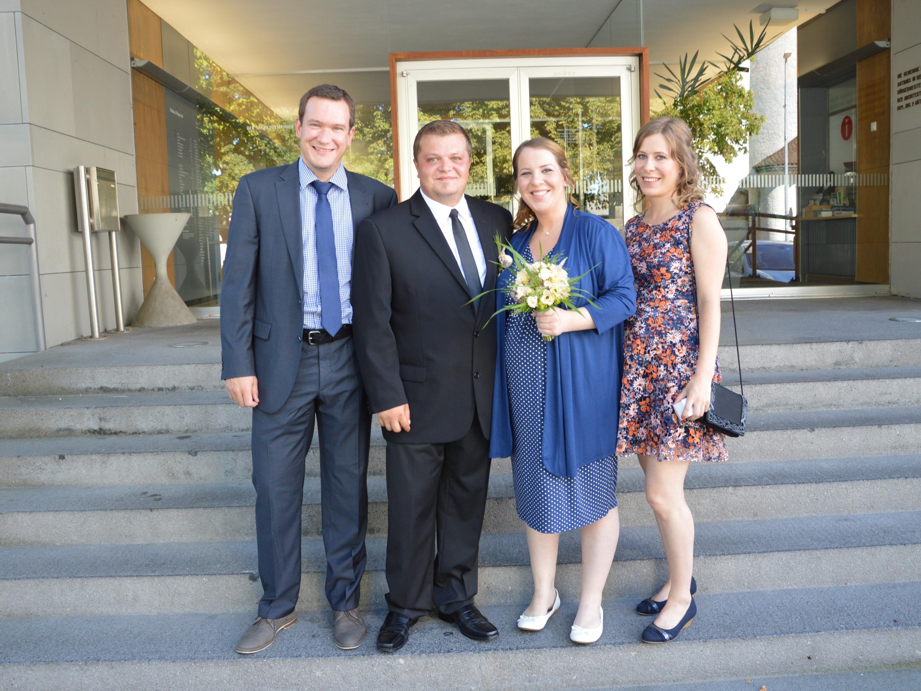 Jasmin Venetz und Andreas Schmid haben geheiratet