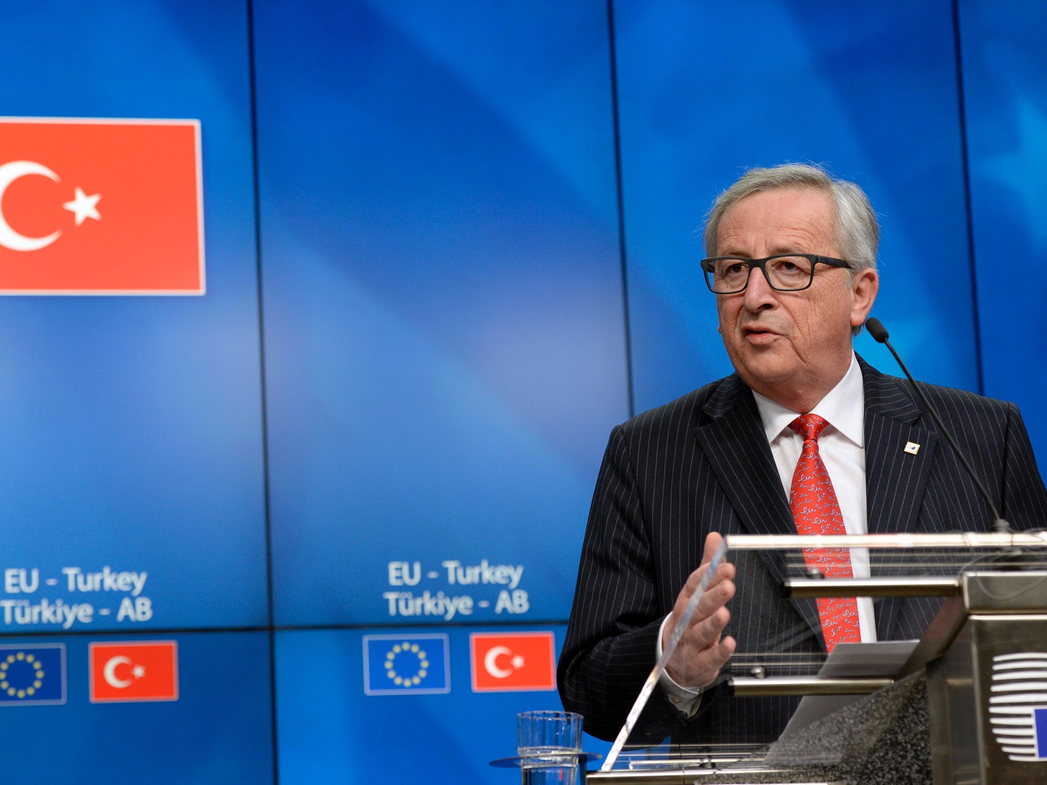 Kommissionspräsident Juncker: Ende von Beitrittsgesprächen wäre "schwerer Fehler".