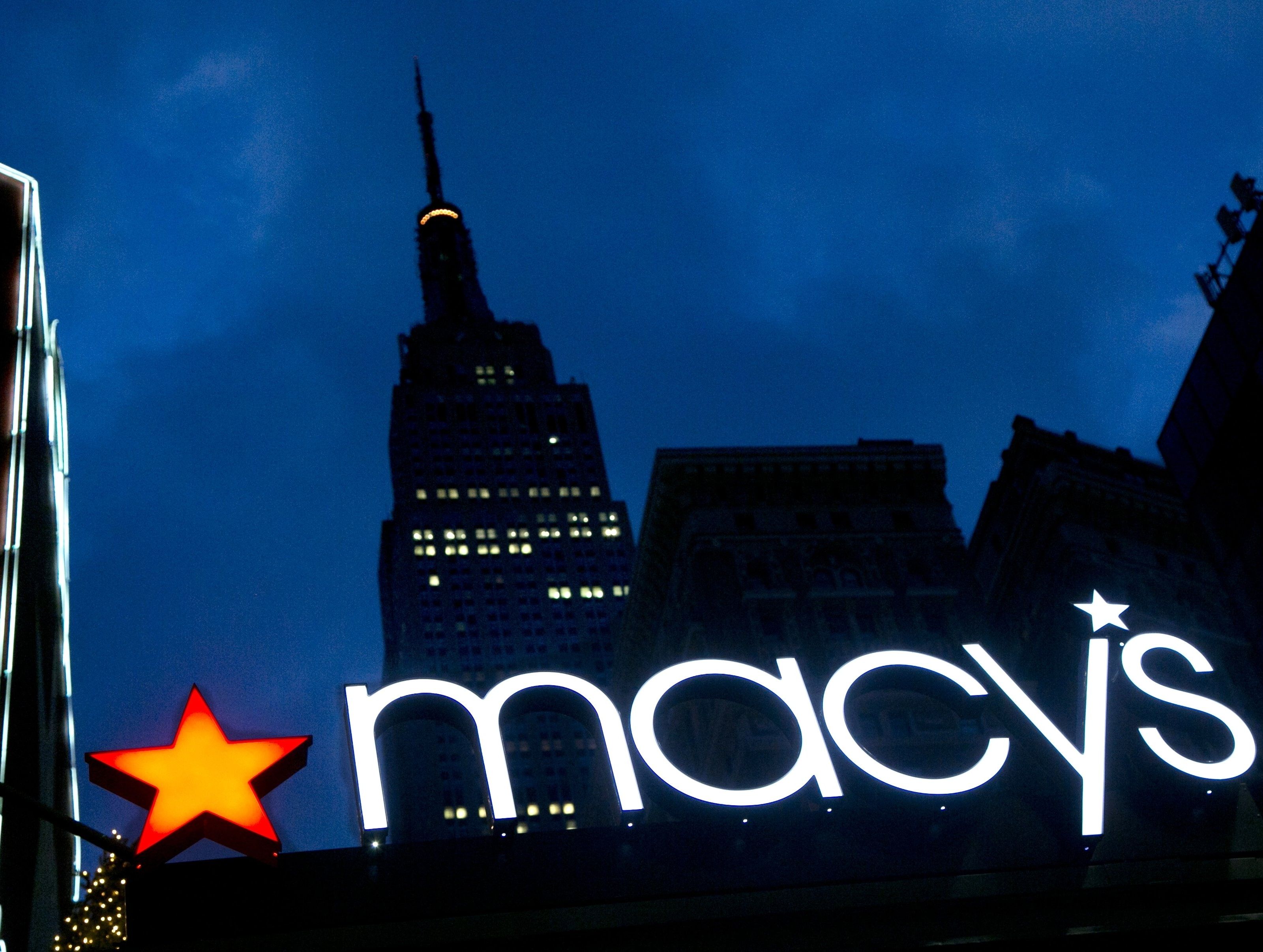 Macy´s erlebt dunkle Zeiten. Macy´s erlebt dunkle Zeiten.