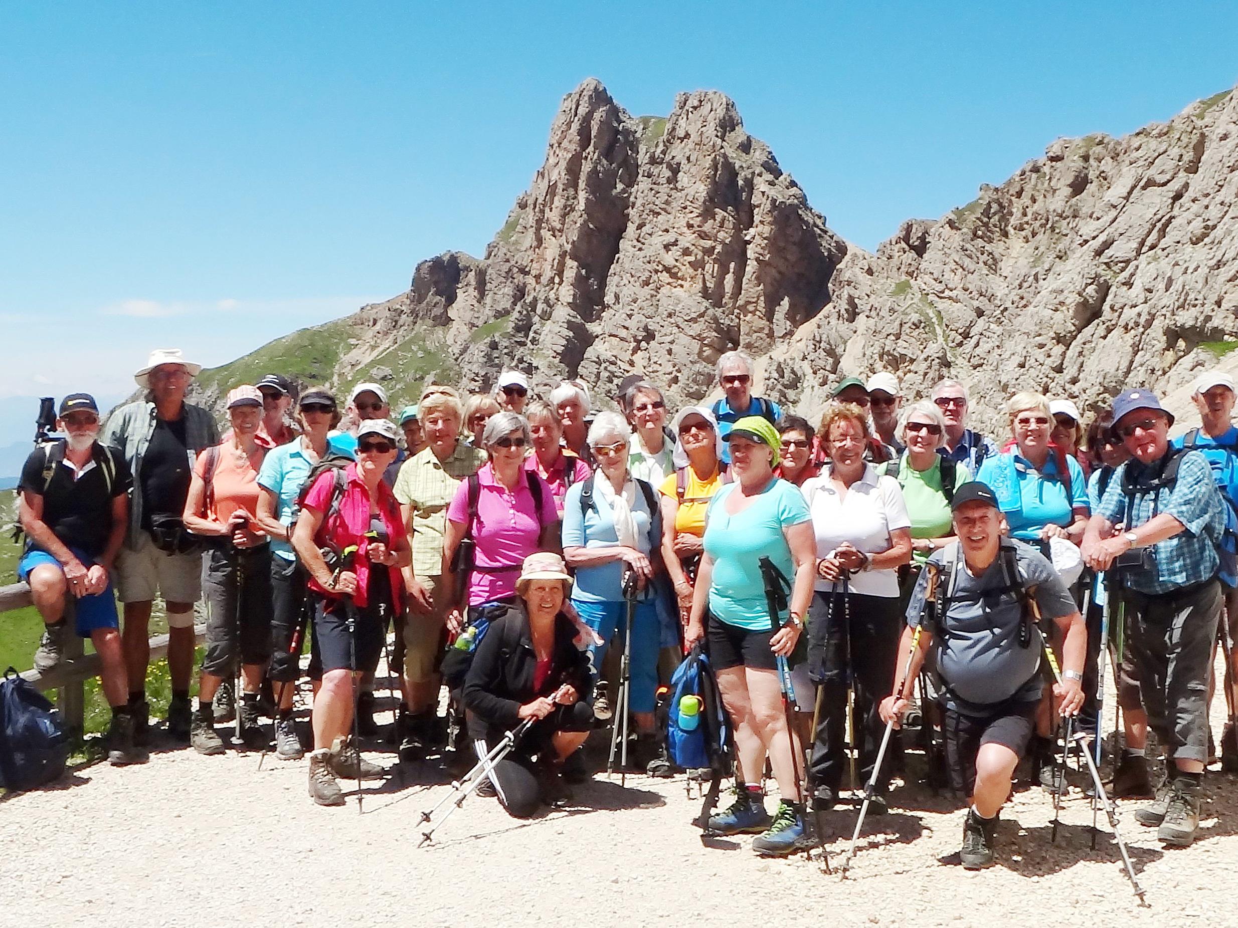 Die Seniorenbund Wanderfreunde genossen die Wanderwoche auf der Seiseralm