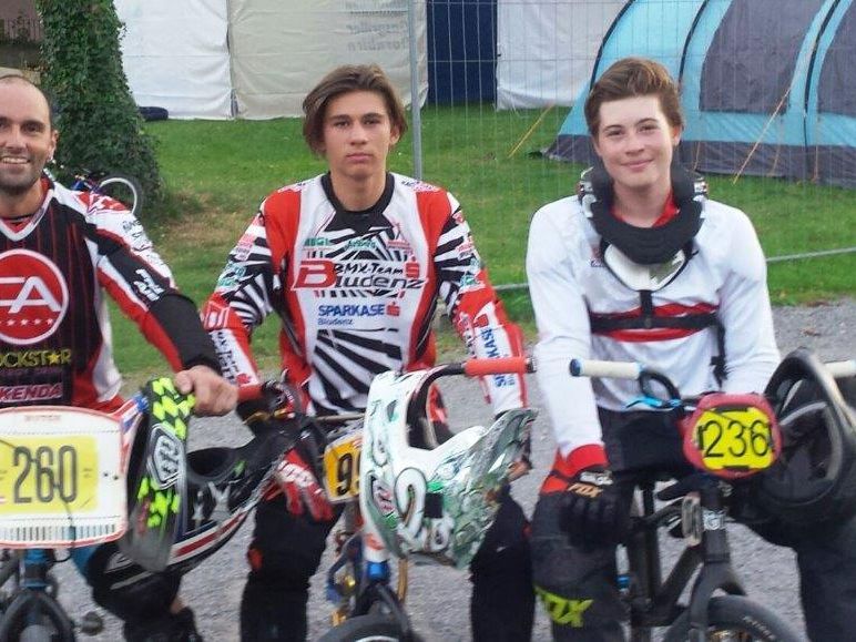 Christian Jäger, Frederick Ender, Noah Muther (v.l.). Christian Jäger, Frederick Ender, Noah Muther (v.l.).