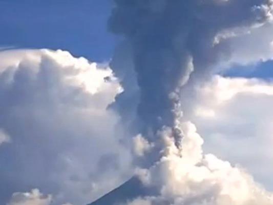 Vulkanausbruch in Mexiko