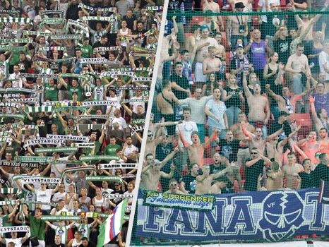 Das sind die EL Play-Off Gegner von Austria und Rapid. Das sind die EL Play-Off Gegner von Austria und Rapid.