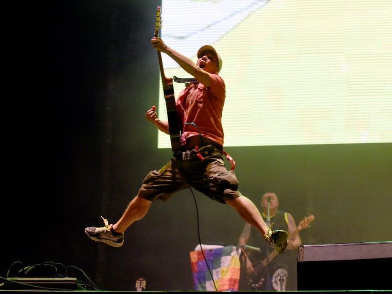 Manu Chao machte Stimmung am Frequency. Manu Chao machte Stimmung am Frequency.
