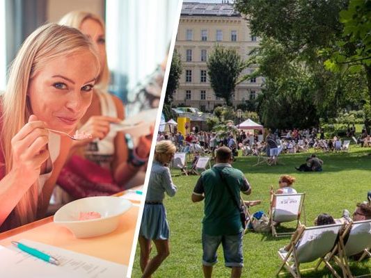 Das erste Vienna Ice Cream Festival wurde mit einer Eis-Blindverkostung eröffnet. Das erste Vienna Ice Cream Festival wurde mit einer Eis-Blindverkostung eröffnet.