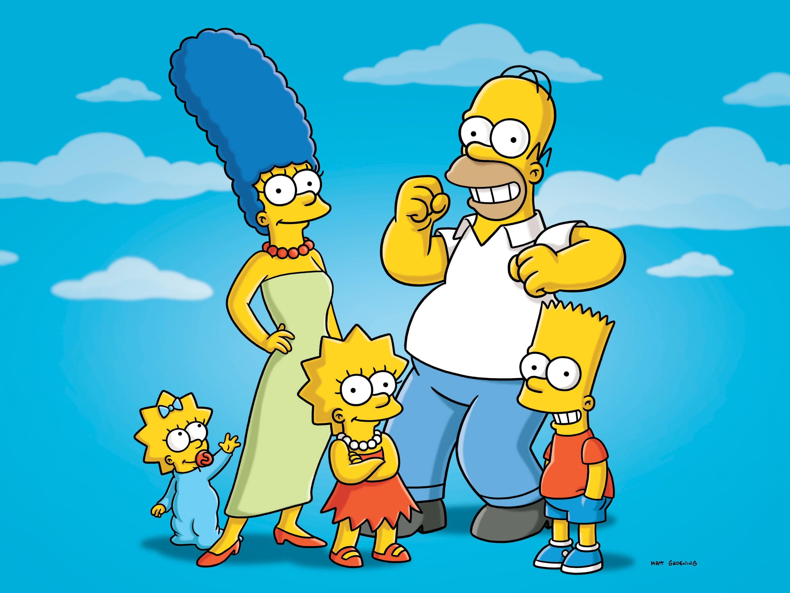 Die Simpsons geben ihre Wahlempfehlung ab.