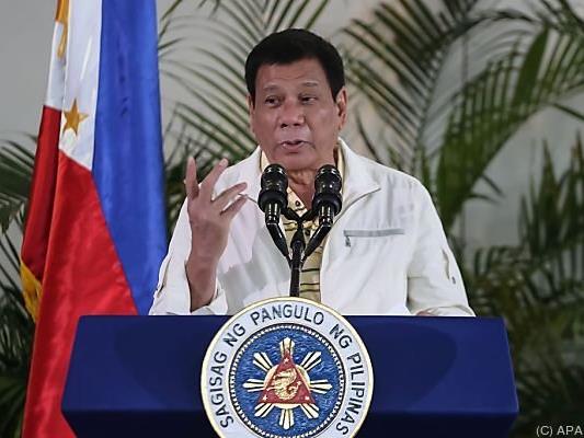 Duterte drückt sich manchmal nicht recht diplomatisch aus