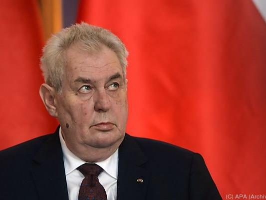 Tschechischer Präsident empfängt Hofer