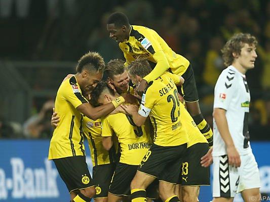 Borussia Dortmund schlug Freiburg 3:1