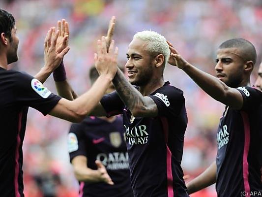 Neymar schoss gleich zwei Tore für den FC Barcelona