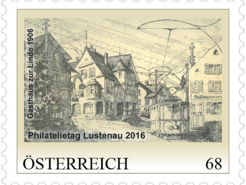 Verschiedene Briefmarken sind zur Zeit im Reichshofsaal ausgestellt.