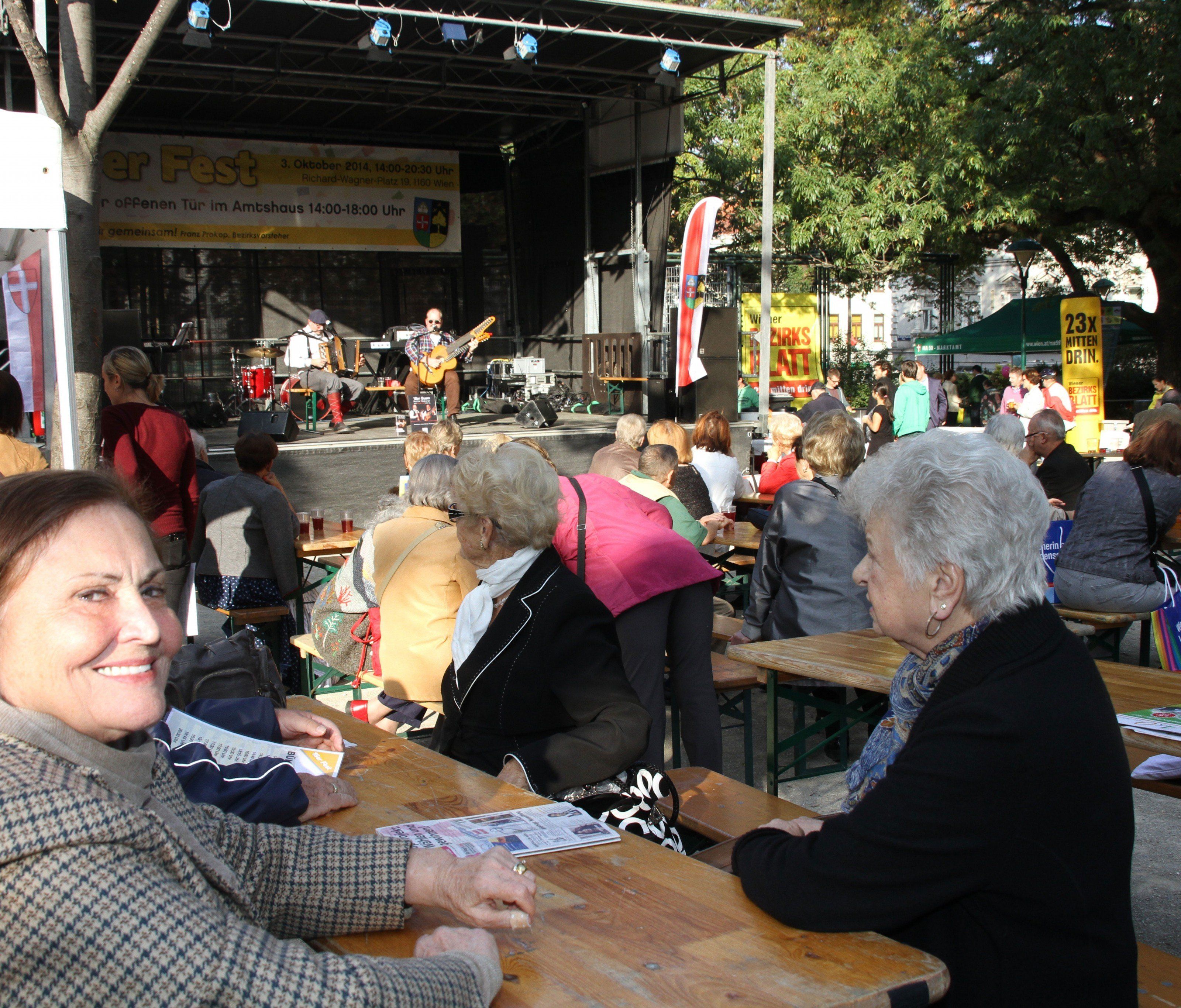 Beim 16erFest in Wien-Ottakring Beim 16erFest in Wien-Ottakring