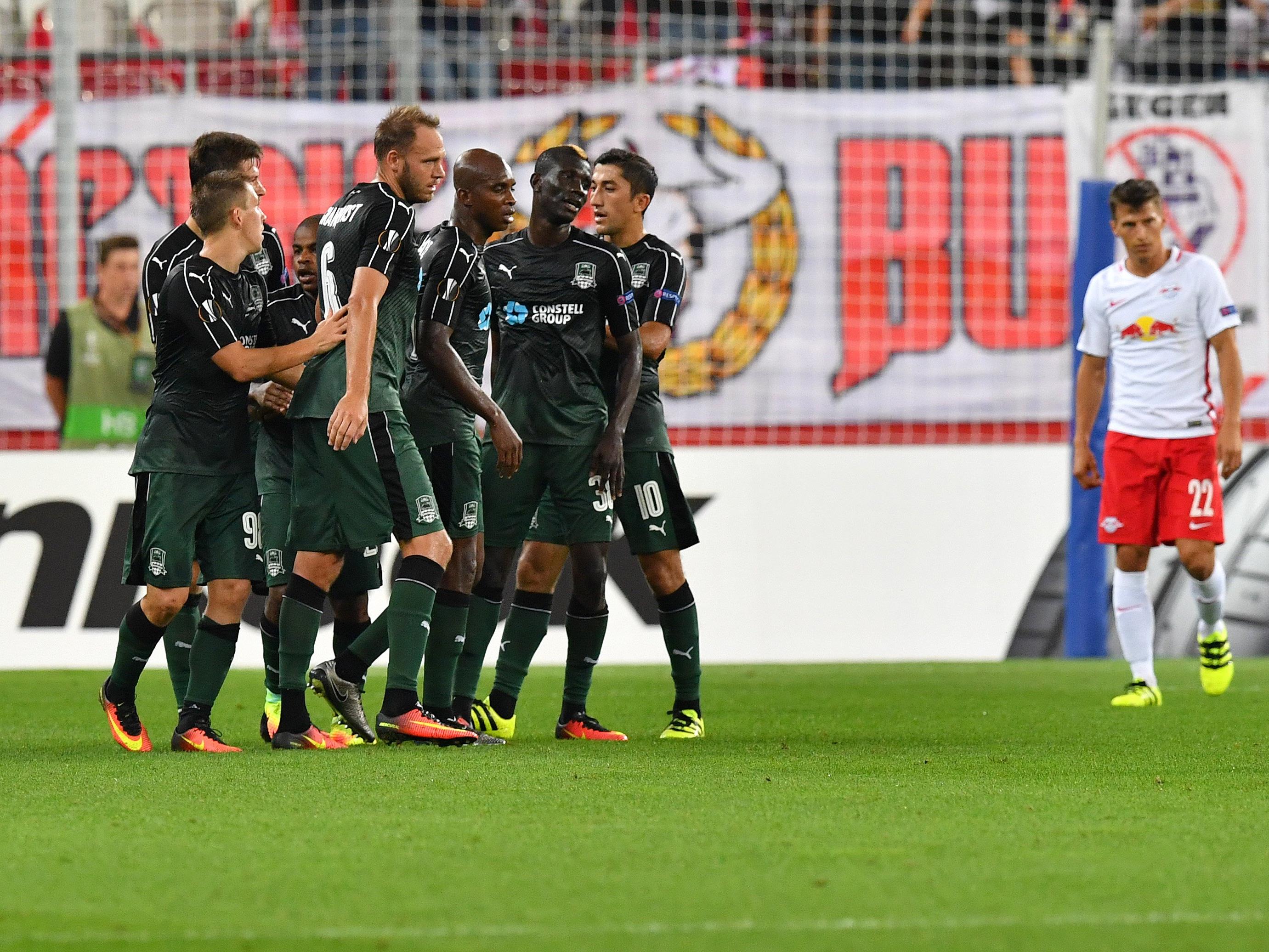 Red Bull Salzburg verliert das Auftaktsspiel gegen Krasnodar in der Europa League.