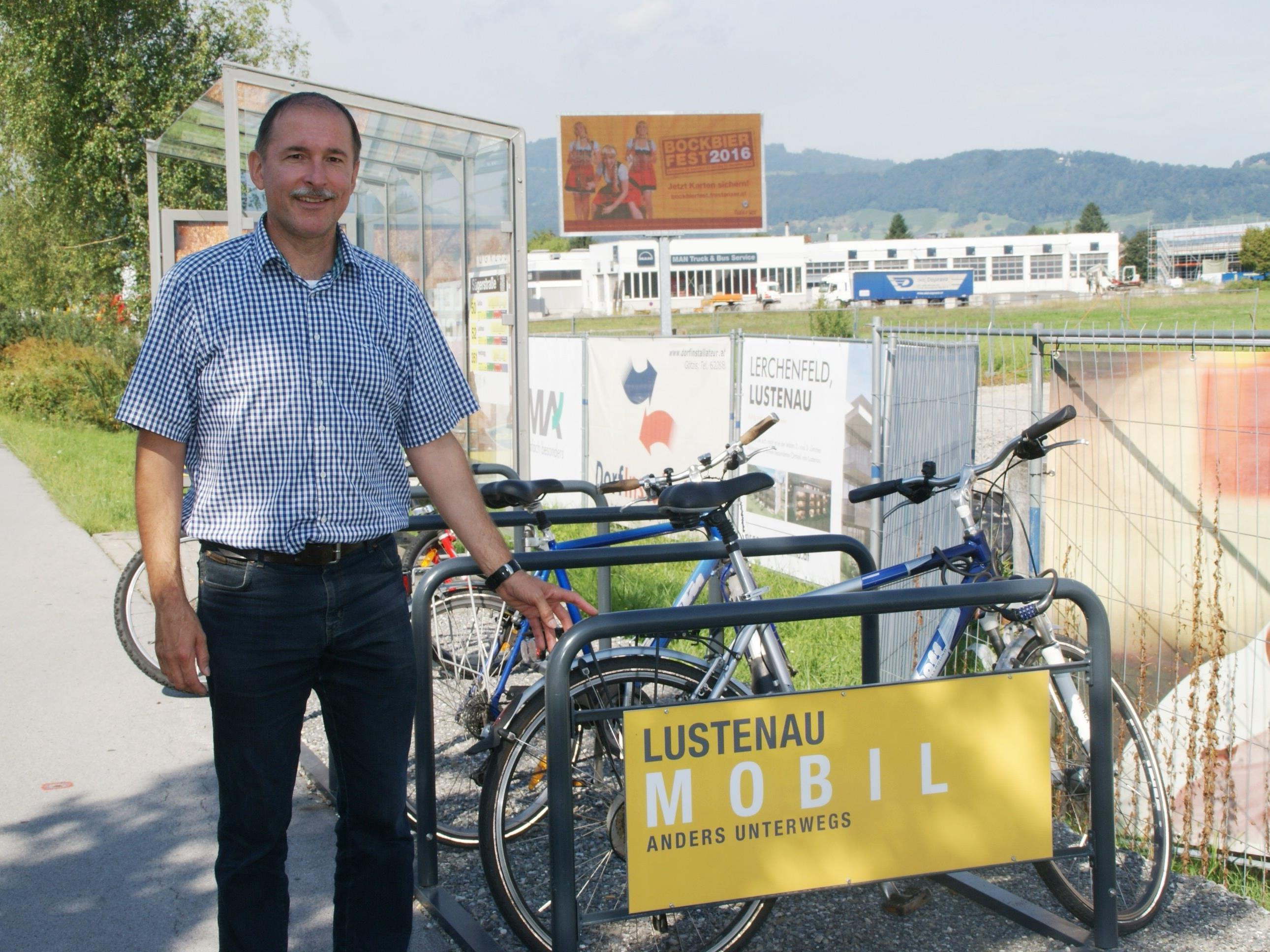 Lustenau rüstet auf mit Radabstellplätzen