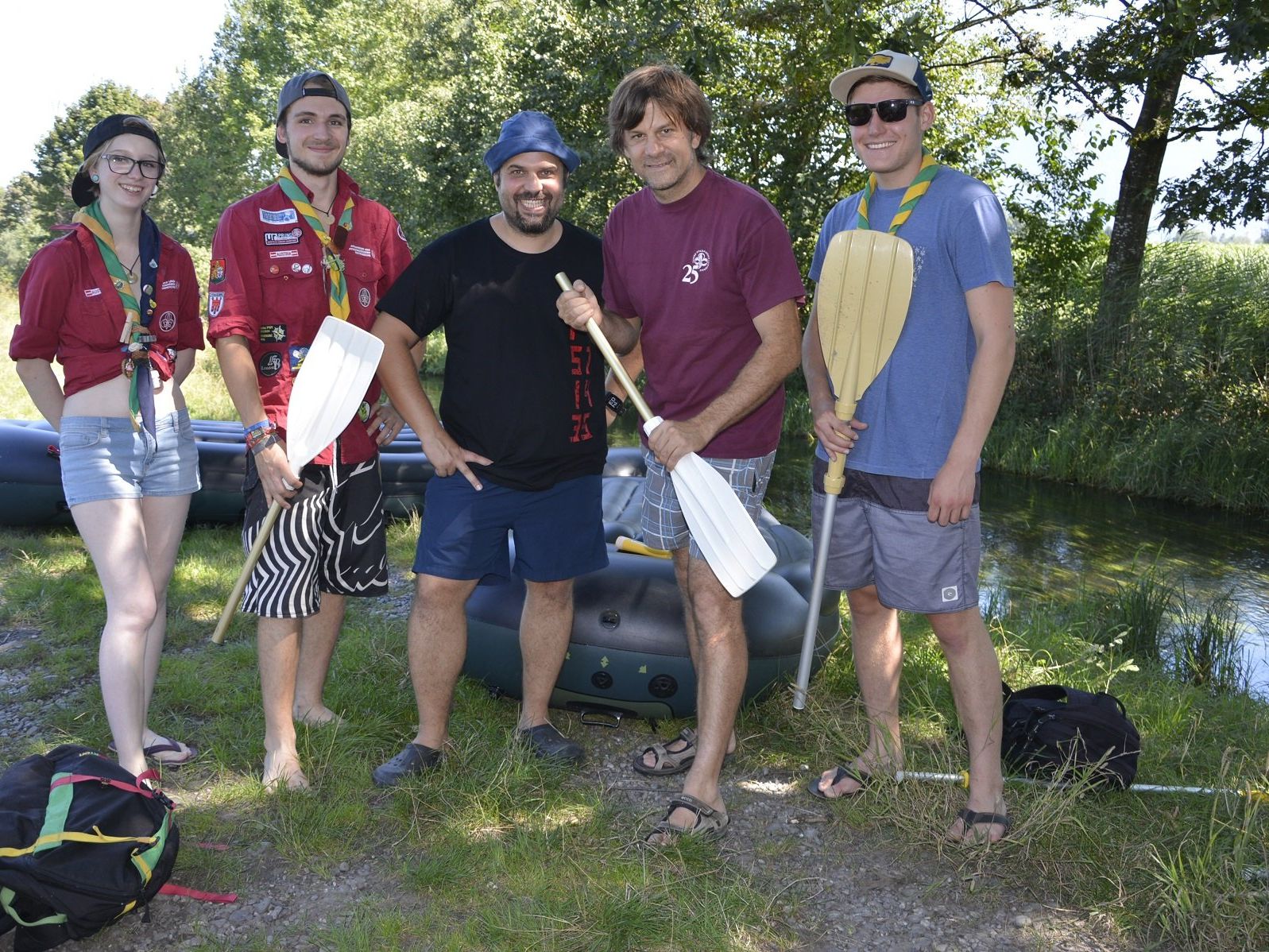 Nach der Ferien-Aktion "Nünar-Rafting" starten die Pfadfinder gemeinsam mit einem Fest am 1. Oktober.