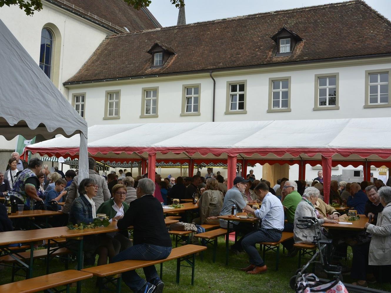 Das neue Ambiente im Klosterhof gab dem Fest einen besonderen Rahmen.