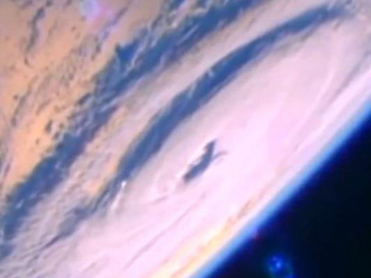 Der Hurrikan "Madeline" von der ISS aus aufgenommen.