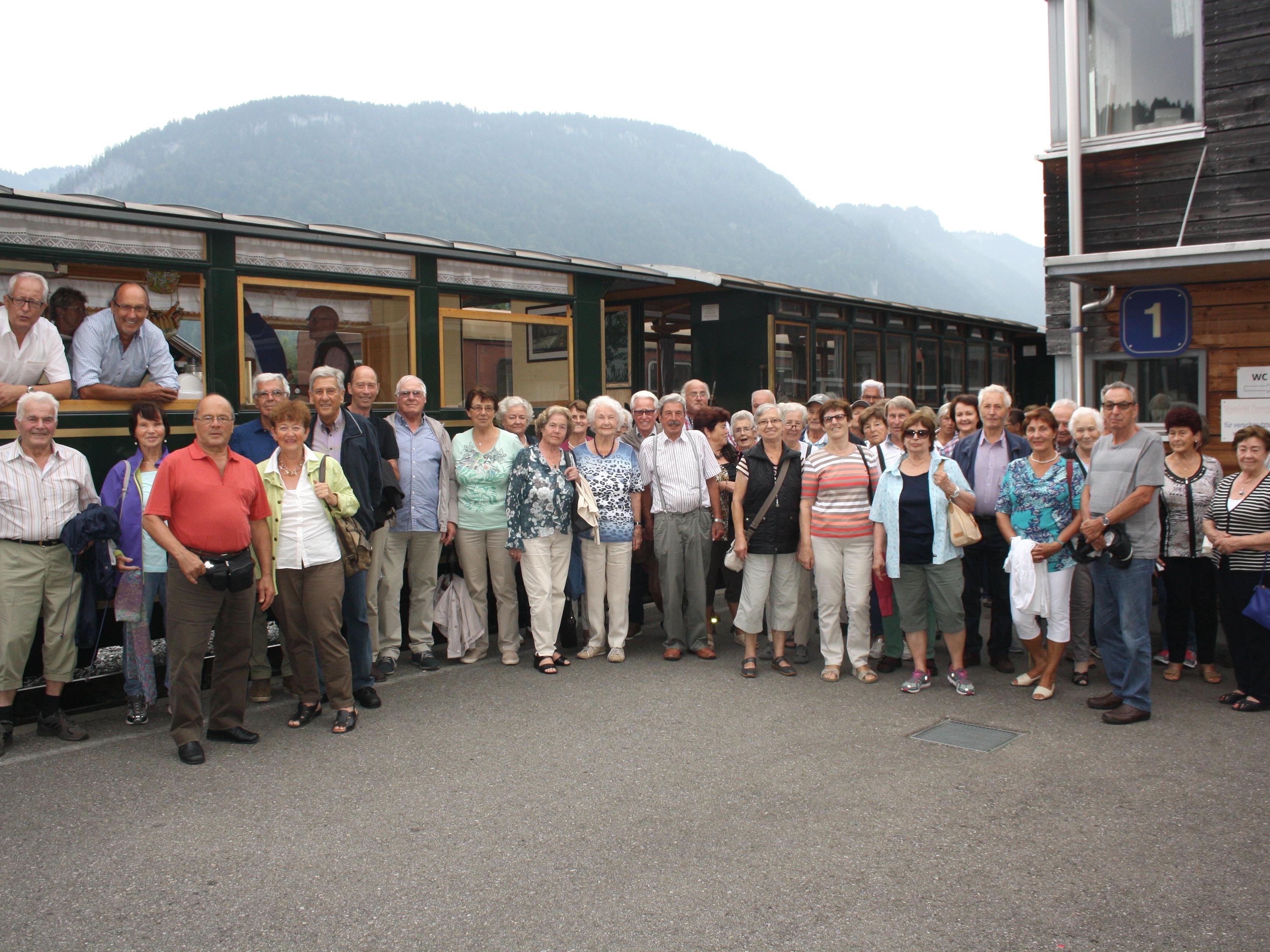 Die Gemeinde Lochau lud ihre Senioren zum alljährlichen traditionellen Ausflug, mit einer Wälderbähnle-Fahrt als besonderem Highlight.