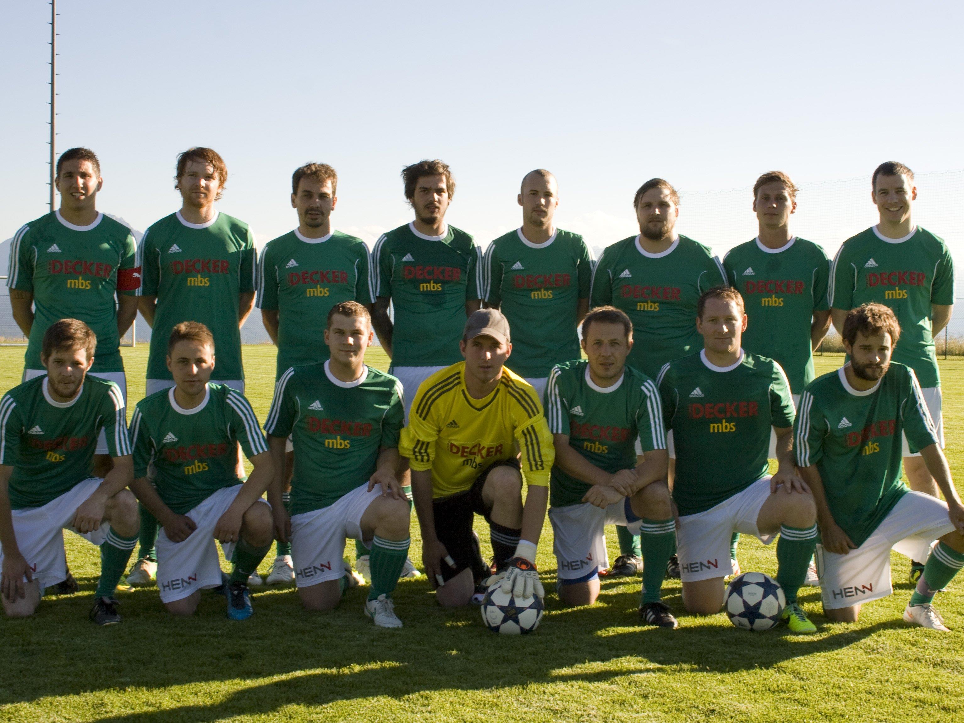Kampfmannschaft des FC Fraxern 2016