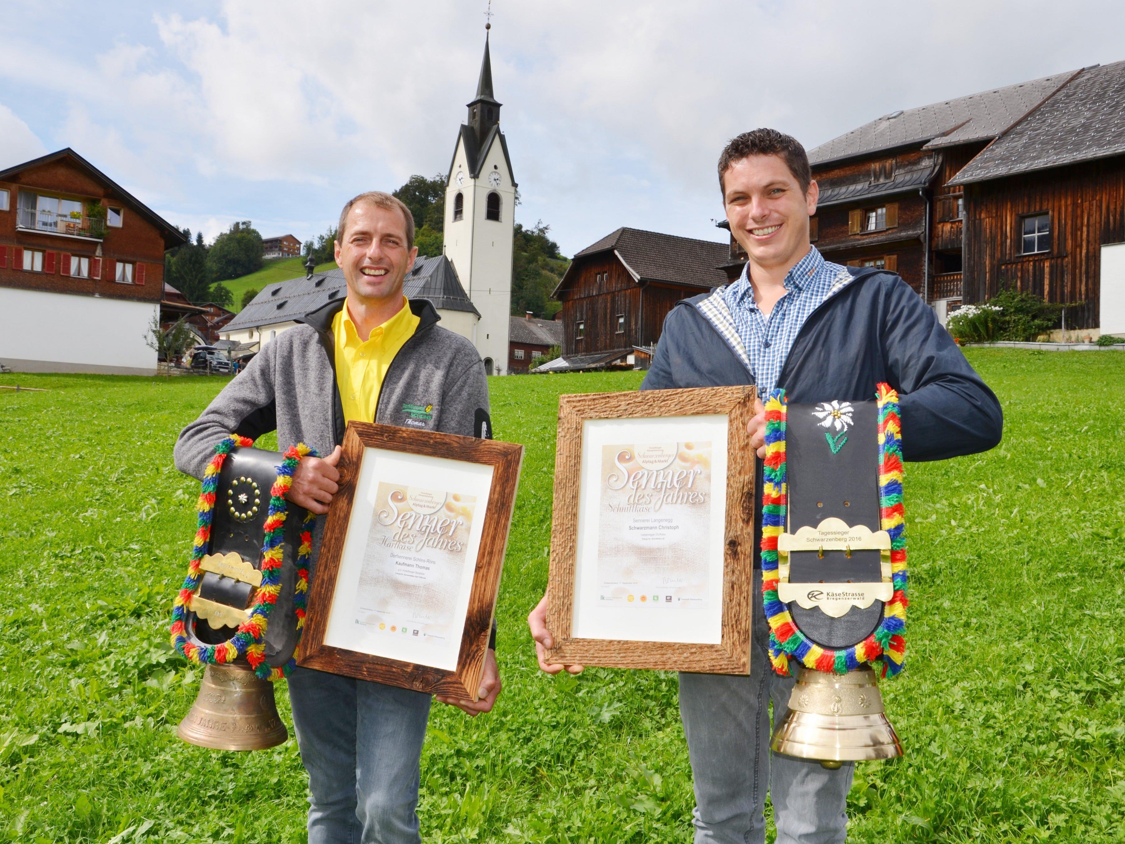 In Schwarzenberg wurden am Sonntag die "Senner des Jahres" ausgezeichnet.