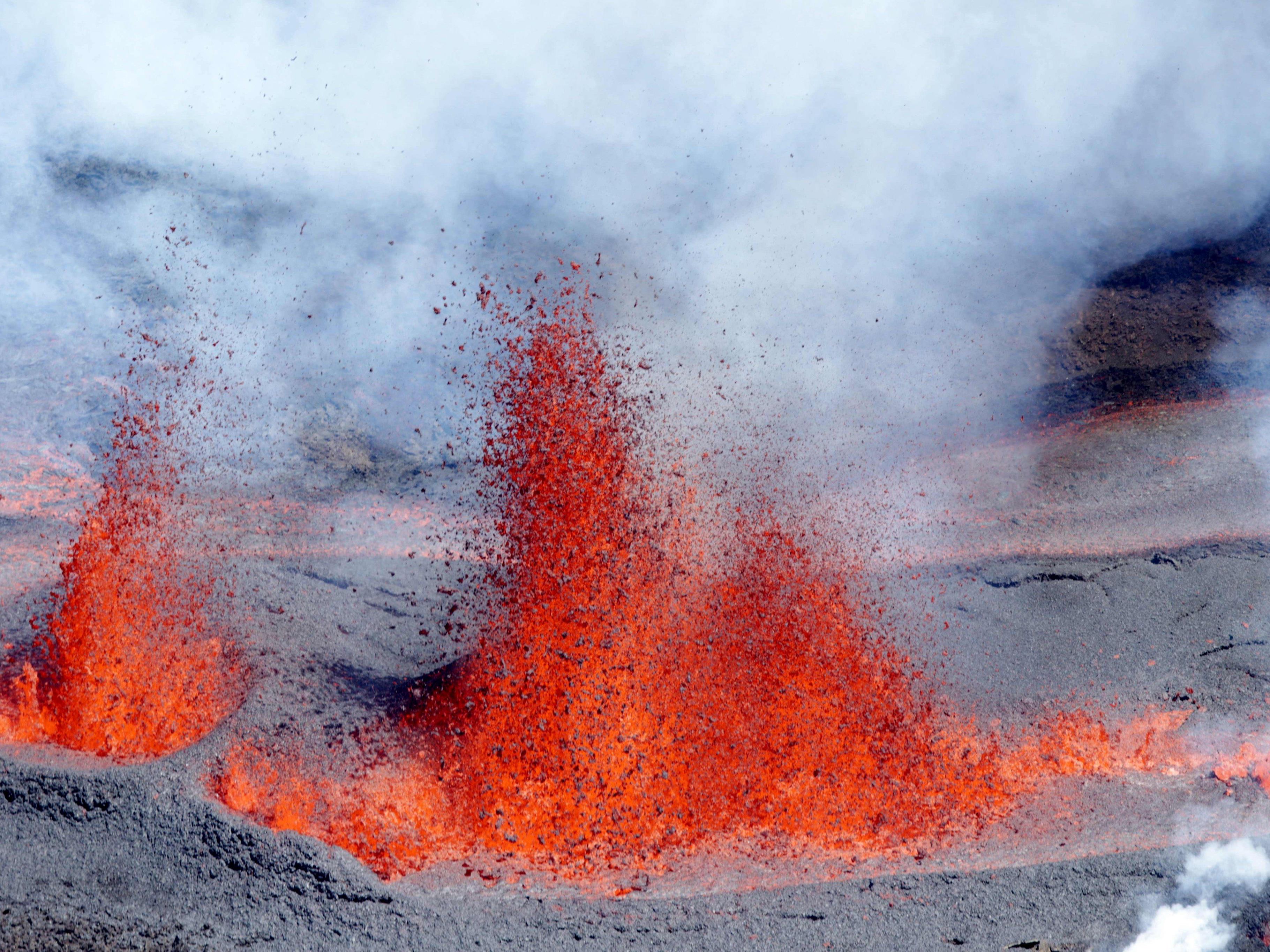 Vulkanausbruch auf La Reunion
