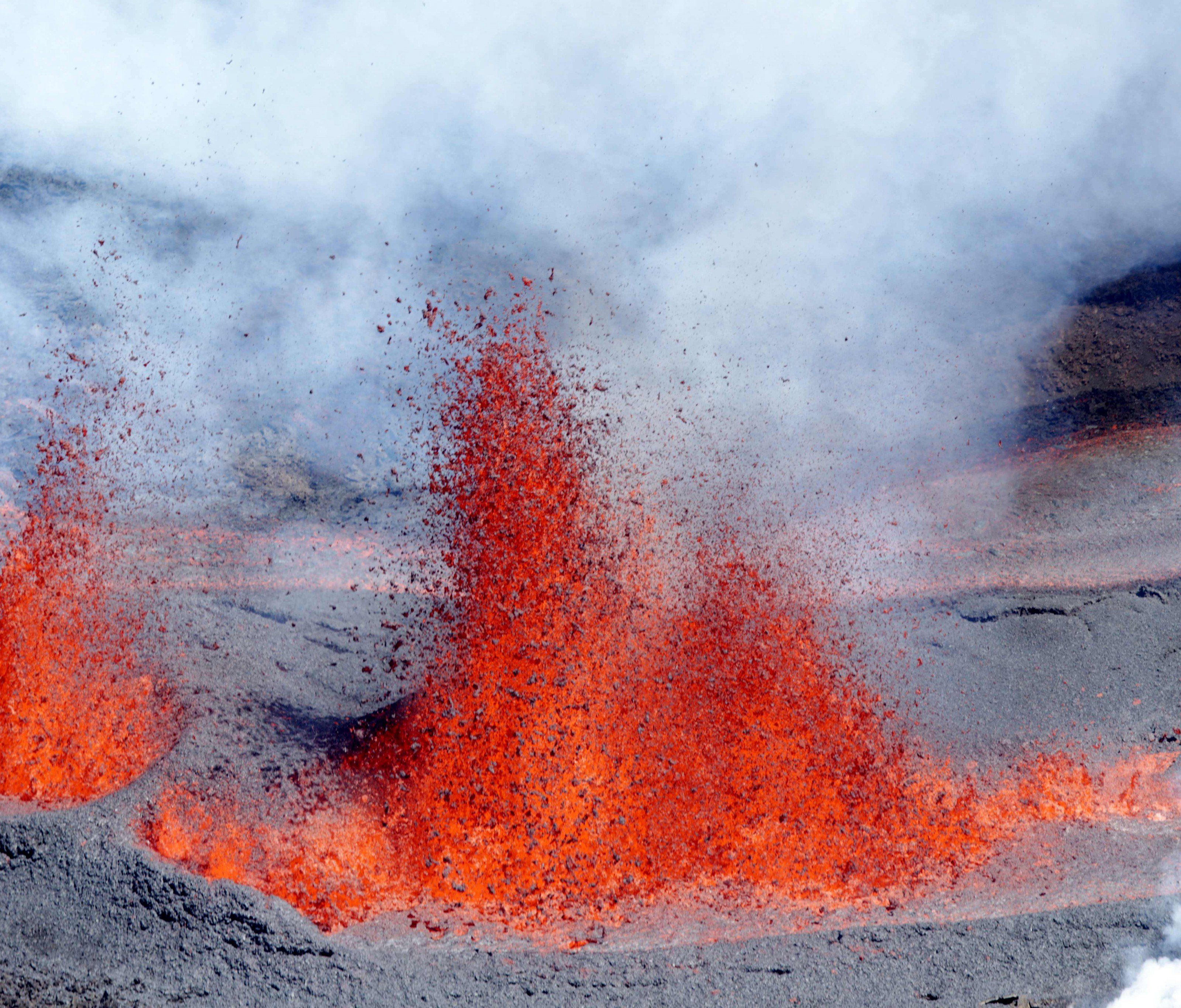 Vulkanausbruch auf La Reunion