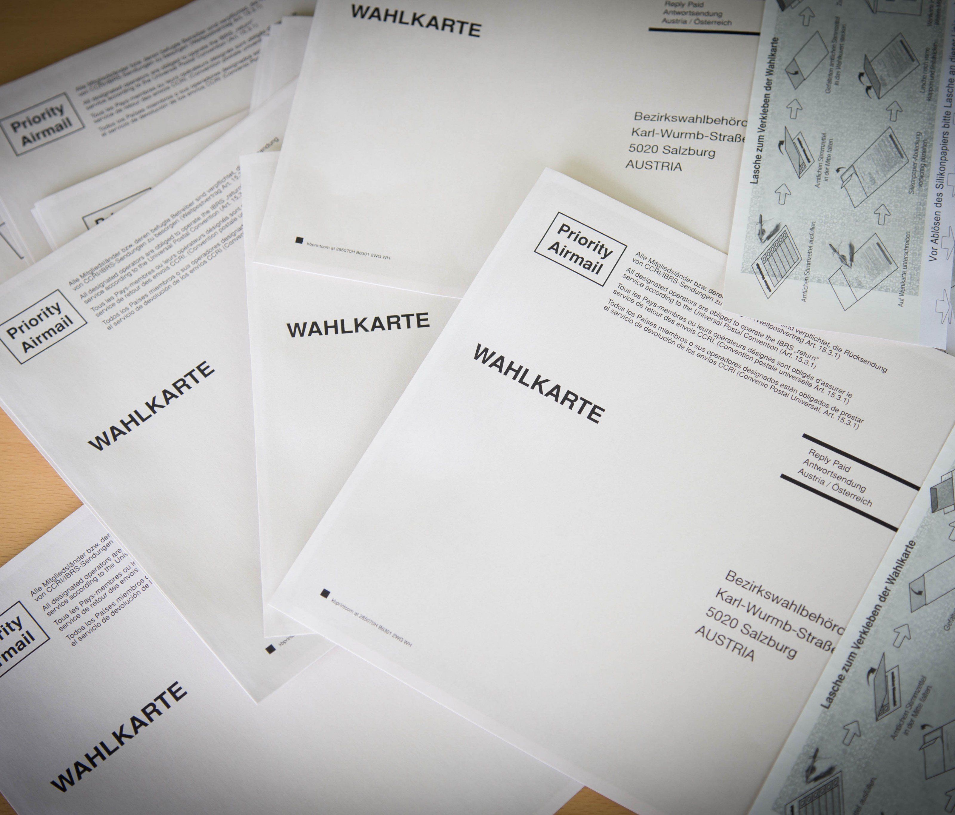 Rund 1.000 Wahlkarten sind fehlerhaft. Rund 1.000 Wahlkarten sind fehlerhaft.